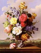 Floral, beautiful classical still life of flowers.121